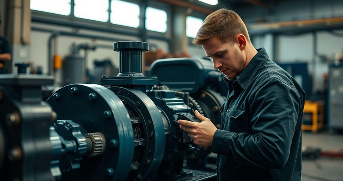Manutenção de Bomba Hidráulica Industrial Eficiente