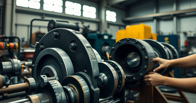 Manutenção e reparo de cilindros industriais para garantir eficiência